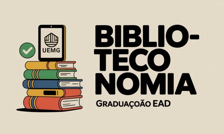 UEMG abre vagas para Biblioteconomia EAD Gratuita! Seleção sem prova, apenas notas do Ensino Médio. Inscrições até 11/12. Saiba mais!