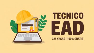 São 725 vagas: SENAR abre inscrições (até 24/11) para o curso técnico EAD em Segurança do Trabalho que pode transformar sua carreira.