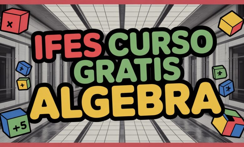 Inscrições abertas para o curso de extensão EAD do IFES! As vagas são para formação de professores que querem inovar o ensino de matemática.