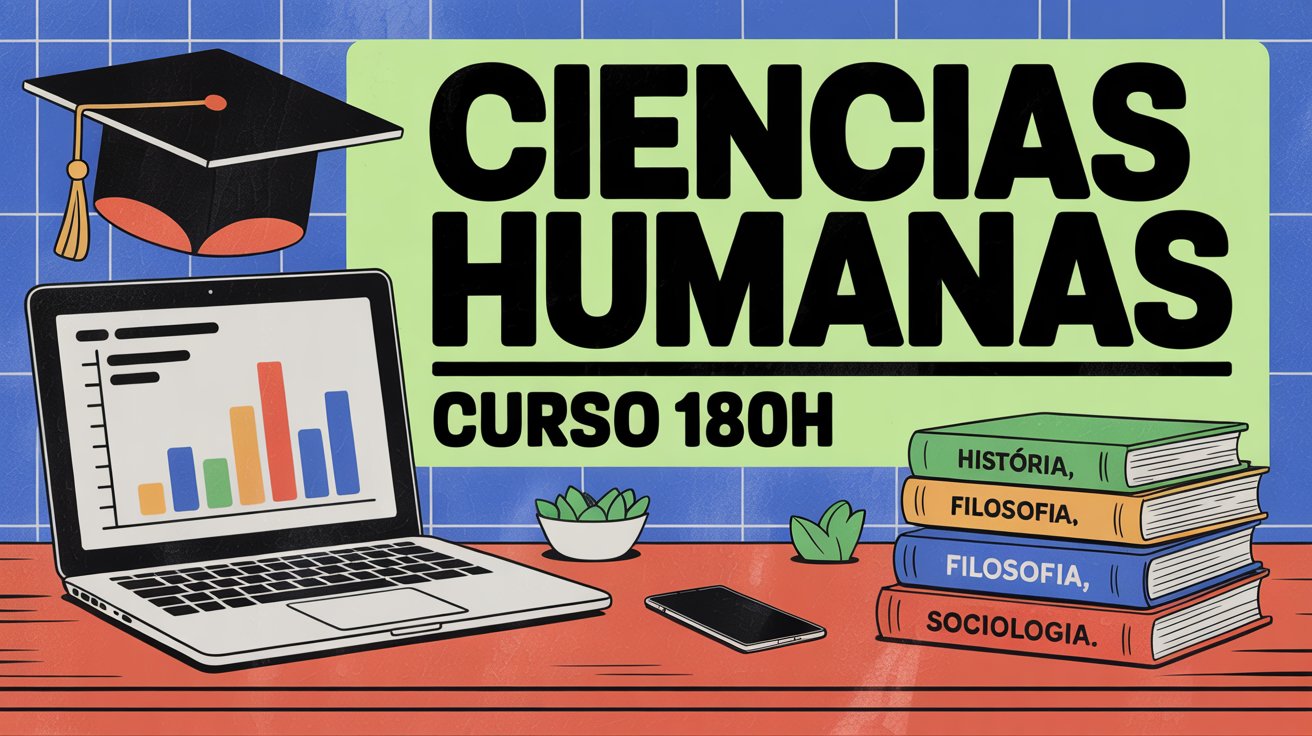 MEC abre inscrições para Curso de Formação em Ciências Humanas e Sociais Aplicadas com 180 horas e certificado reconhecido em todo o Brasil
