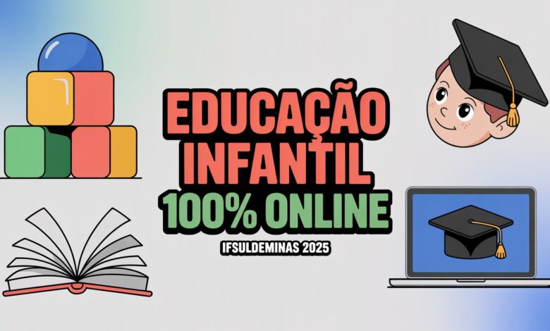 Últimos dias para se inscrever no curso gratuito de Educação Infantil do IF Sul de Minas. 1000 vagas online e com certificado. Não perca!
