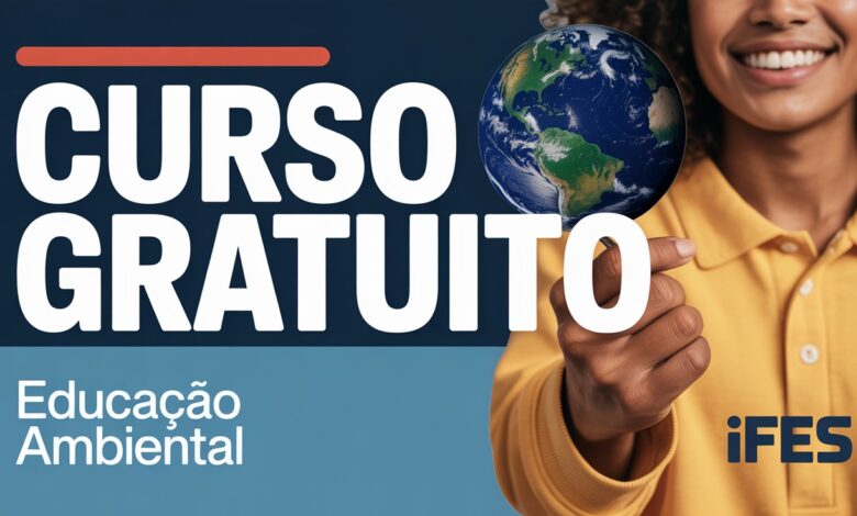 Curso gratuito de Educação Ambiental no IFES! Formação EAD de 30h foca em discussões e práticas pedagógicas. Inscrições abertas!