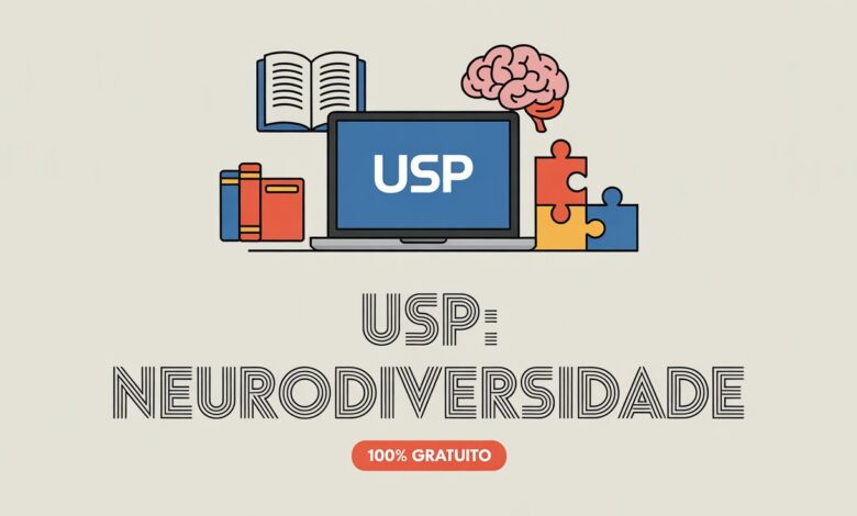 USP lança curso gratuito sobre Desenho Universal para Aprendizagem e Neurodiversidade. Vagas limitadas para professores e estudantes.