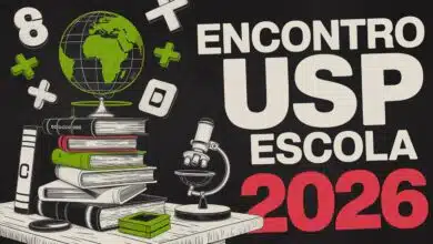 Inscrições abertas para o Encontro USP Escola 2026! Cursos presenciais e gratuitos para professores em janeiro. Inscreva-se na USP até 03/12.
