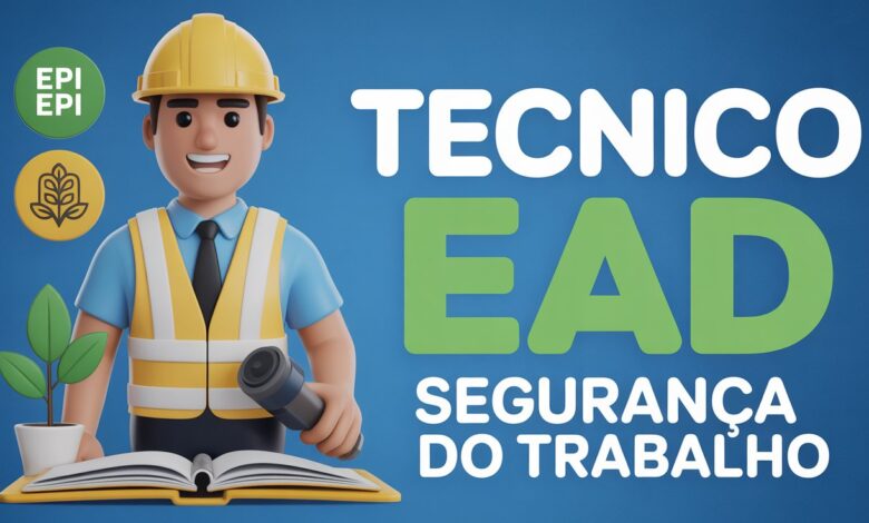 Faça o curso técnico EAD em Segurança do Trabalho de graça. SENAR oferece 725 vagas em 27 polos. Inscrições até 24 de novembro.