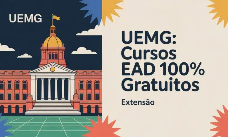 Oportunidade da UEMG: Cursos de extensão EAD gratuitos em Políticas Públicas e Administração Pública. Inscrições abertas! Garanta sua vaga!