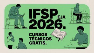 IFSP abre inscrições para cursos gratuitos de EJA. Conclua o Ensino Médio com Técnico Integrado! Confira o edital e as vagas oferecidas.