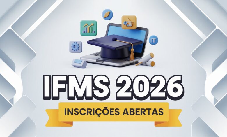 Quer estudar de graça em 2026? O IFMS abriu vagas para Cursos Técnicos EaD sem prova! Inscreva-se agora e garanta sua qualificação profissional.