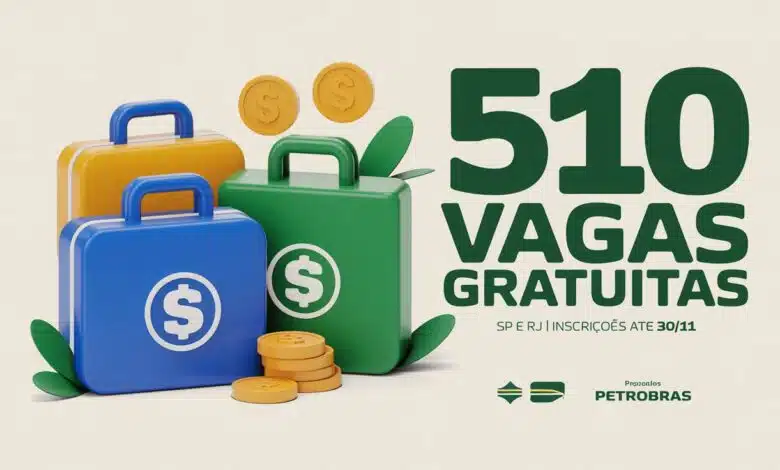 Edital Petrobras/SENAI: Vagas gratuitas em Macaé, Niterói, SJC, Mauá e mais. Bolsa mensal. Inscrições até 30/11. Seleção sem prova.