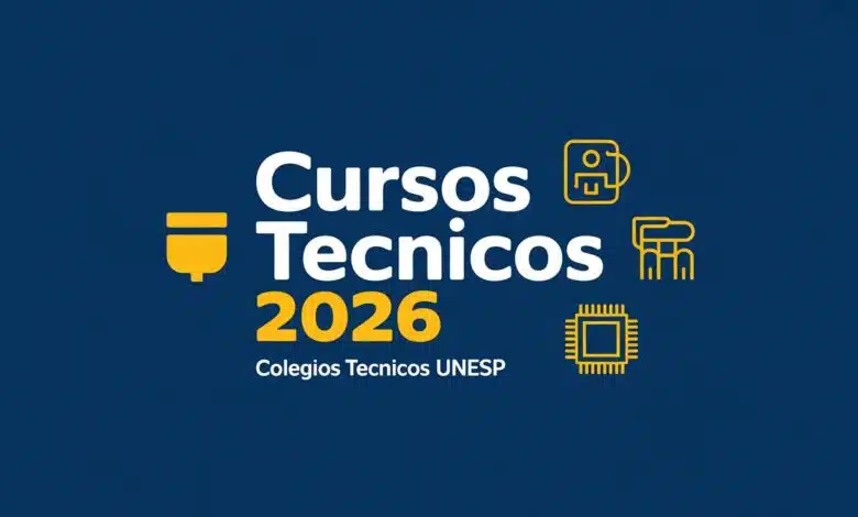 Inscrições abertas para o Vestibulinho 2026 dos Colégios Técnicos da UNESP! Cursos gratuitos de Informática, Mecânica, Agropecuária e mais.