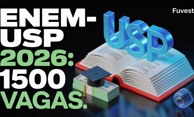 Processo Seletivo da USP abre 1.500 vagas de graduação com a nota do ENEM 2025! Inscrições abertas pela FUVEST. Confira o edital e participe!