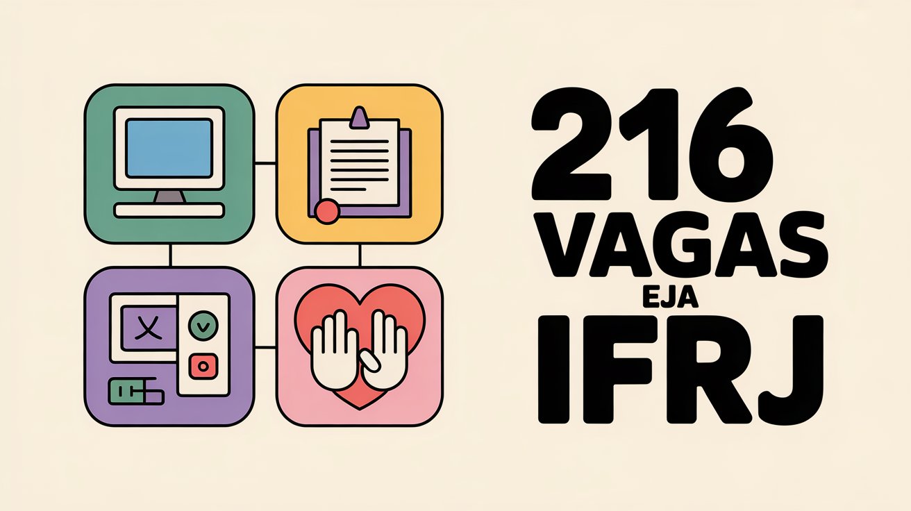Ensino médio e técnico gratuito no IFRJ em 2026 Inscrições abertas para o processo seletivo por sorteio público para EJA. Confira o edital!