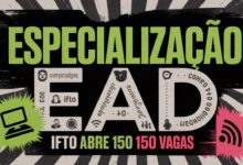 Oportunidade de Pós-Graduação EAD Gratuita no IFTO (UAB). Curso de Especialização em Educação e Tecnologias Digitais. Inscrições abertas!