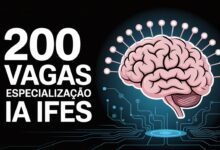 Pós-Graduação EAD em Inteligência Artificial do IFES! São 200 vagas em especialização gratuita na área de tecnologia! Inscrições abertas!