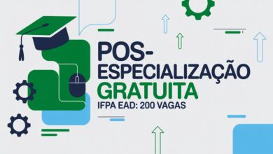 Oportunidade no IFPA: Especialização EAD em Educação Profissional e Tecnológica (EPT) com 200 vagas. Veja quem pode se inscrever.