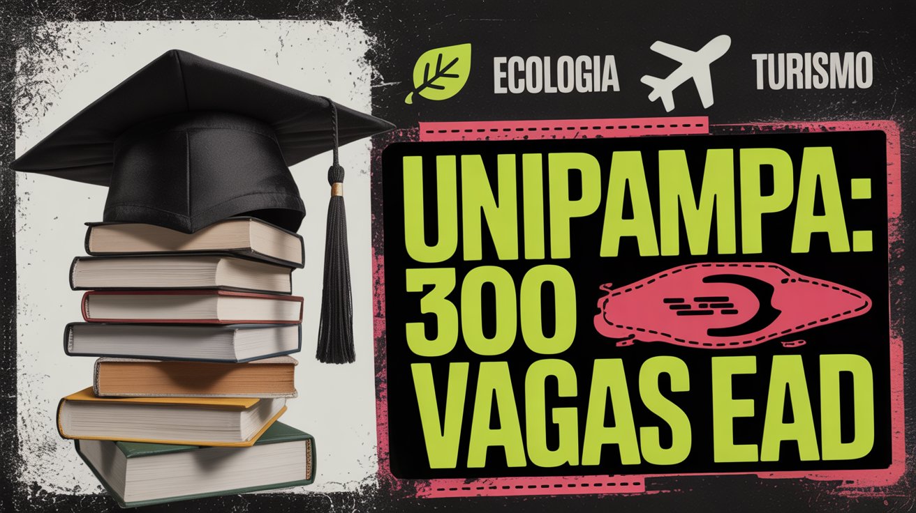 Procurando especialização EAD gratuita? A UNIPAMPA oferece 300 vagas em Educação Ambiental e Gestão em Turismo. Inscrições abertas! Veja o edital.