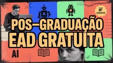 Pós-Graduação EAD Gratuita no IFGoiano! São 70 vagas para especialização em Inteligência Artifical e Educação. Inscrições abertas!