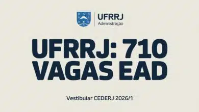 Curso de Graduação gratuito EAD em Administração pela UFRRJ. São 710 vagas no Vestibular Cederj. Inscrições abertas. Confira o edital!