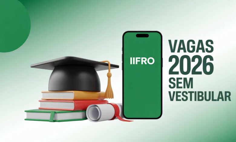 O IFRO abriu inscrições para o PSU 2026! Cursos de Graduação gratuitos, sem vestibular e seleção por notas. Garanta sua vaga !