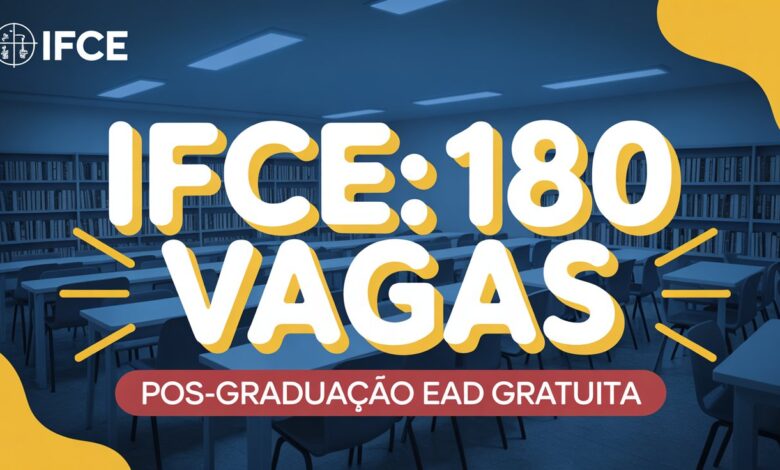 Edital de Pós-Graduação gratuita no IFCE. Inscrições abertas para especialização EAD em Gestão Escolar é focado em profissionais da educação.