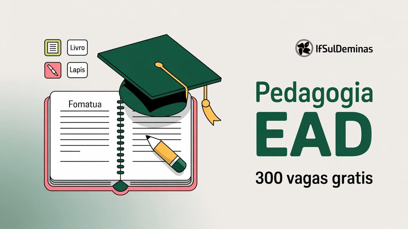 Essa Licenciatura em Pedagogia EAD do IFSULDEMINAS é gratuita! 300 ...