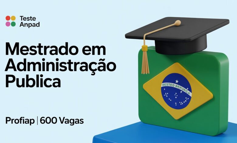 Mestrado PROFIAP abre 600 vagas! Oportunidade para servidores públicos. Inscrições até 10 de dezembro. Use sua nota ANPAD.