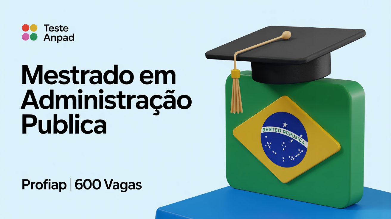 Mestrado PROFIAP abre 600 vagas! Oportunidade para servidores públicos. Inscrições até 10 de dezembro. Use sua nota ANPAD.