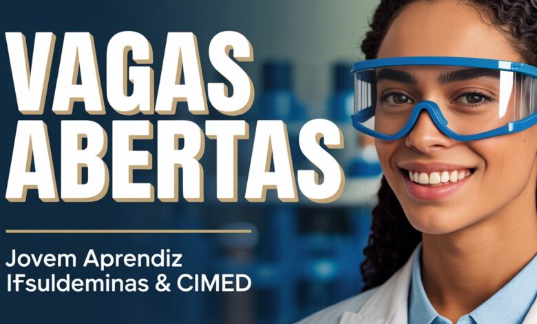 PRORROGADO! Inscrições para Jovem Aprendiz CIMEDIFSULDEMINAS vão até 0612. Curso Técnico em Química gratuito em Pouso Alegre.