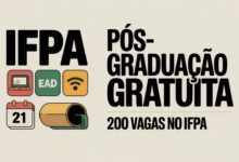 IFPA abre 200 vagas em Especialização EAD gratuita! Curso de Educação Profissional e Tecnológica. Inscrições até 21/11.
