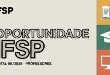 IFSP abre PSS para professor substituto! Edital 99/2025 foi retificado. Vagas em SP com salários de até R$ 8 mil. Inscrições até 19/11!