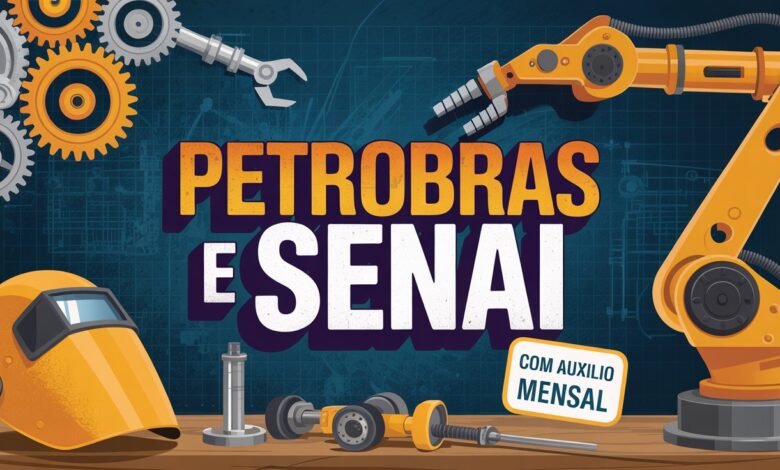 Quer fazer Técnico em Automação ou Mecânica de graça Petrobras e SENAI oferecem vagas e pagam você para estudar. Confira o edital completo.