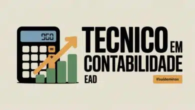 IFSULDEMINAS abre 500 vagas para Curso Técnico em Contabilidade EAD gratuito! Seleção por sorteio (sem prova).