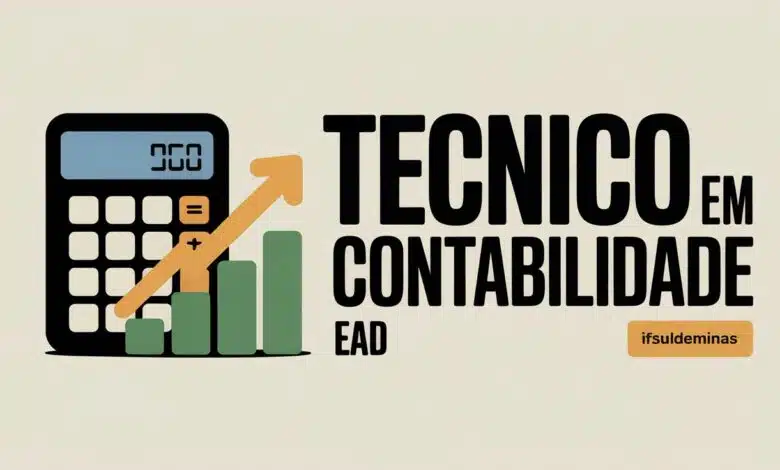 IFSULDEMINAS abre 500 vagas para Curso Técnico em Contabilidade EAD gratuito! Seleção por sorteio (sem prova).
