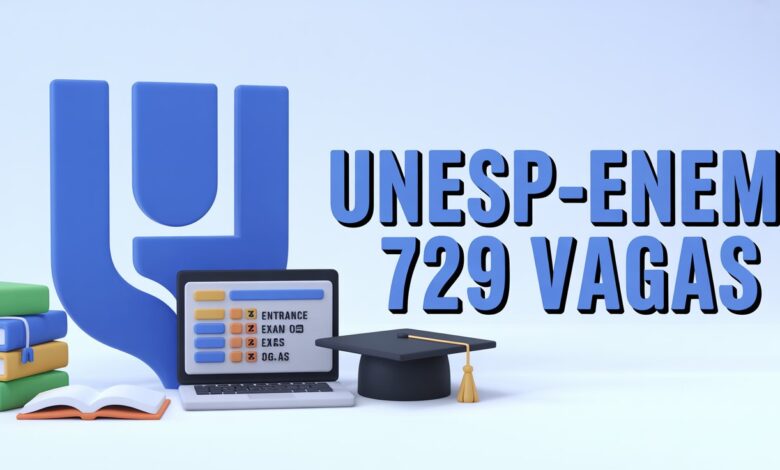 Inscrições abertas para a UNESP 2026 via Enem! A nova modalidade oferece 729 vagas em cursos de graduação gratuitos em diversas áreas.