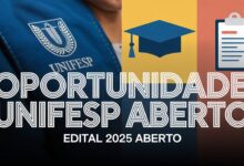 Concurso UNIFESP 2025: Vagas abertas para nível médio e superior! Salários com R$ 1.000 de auxílio. Inscrições pela VUNESP. Confira!