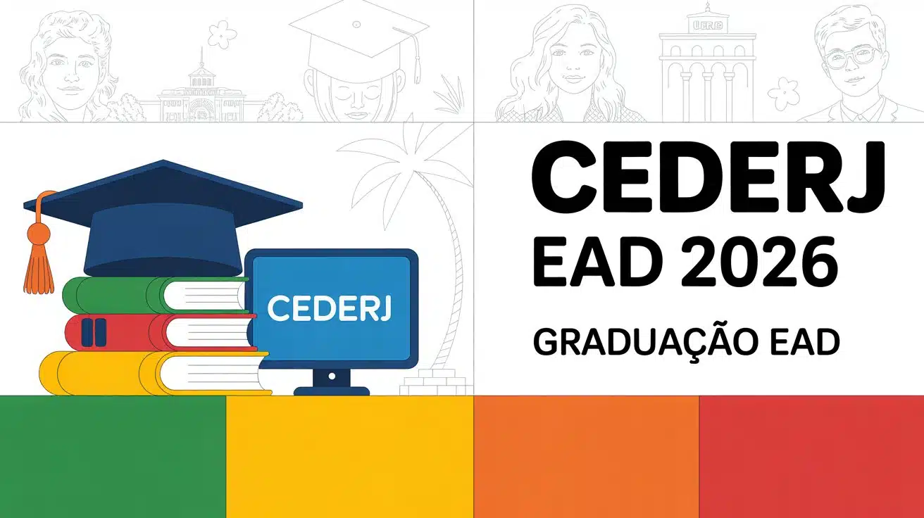 Quer fazer uma graduação gratuita no RJ? O Cederj abriu centenas de vagas para cursos de licenciatura em 5 Universidades Públicas.