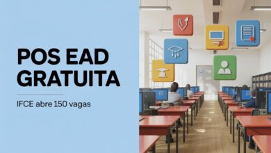 Quer uma pós-graduação EAD gratuita? IFCE abre 150 vagas de especialização em tecnologias educacionais. Inscrições abertas! Confira o edital!