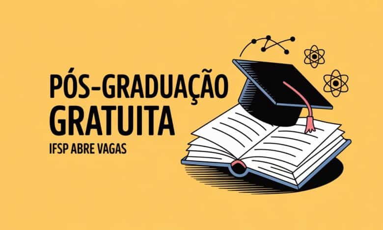 Pós-graduação gratuita no IFSP! Curso de Especialização em Educação, Ciência, Tecnologia e Sociedade. Inscrições abertas e vagas limitadas!