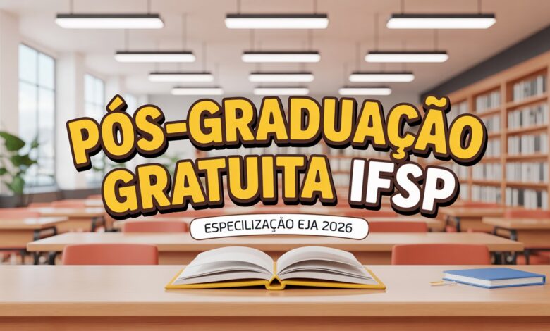 Oportunidade de Pós-Graduação Gratuita em Educação de Jovens e Adultos (PROEJA) no IFSP. Inscrições abertas! Veja o edital e participe!