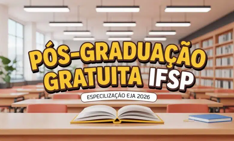 Oportunidade de Pós-Graduação Gratuita em Educação de Jovens e Adultos (PROEJA) no IFSP. Inscrições abertas! Veja o edital e participe!