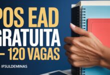 Oportunidade de Pós-graduação gratuita EAD no IFSULDEMINAS. Vagas para Especialização em Ensino de Ciências, Matemática e Língua Portuguesa.