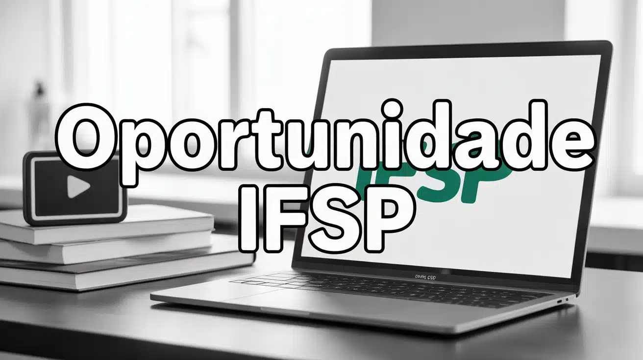 IFSP abre vagas de Tutor EAD na UAB para a especialização em tecnologia com bolsa CAPES! Inscrições abertas! Veja o edital e participe!