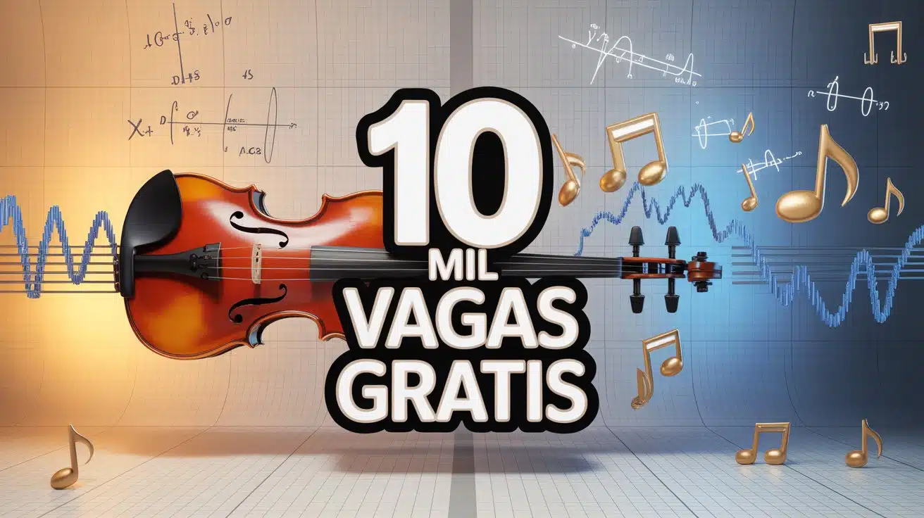 Educação inovadora: 10 mil vagas em curso gratuito que une Música e Matemática do MEC. Metodologia prática e autoformativa. Inscreva-se!