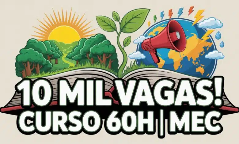 MEC e AVAMEC lançam curso de extensão gratuito EAD sobre educomunicação e clima para docentes e profissionais da educação. Inscrições abertas!