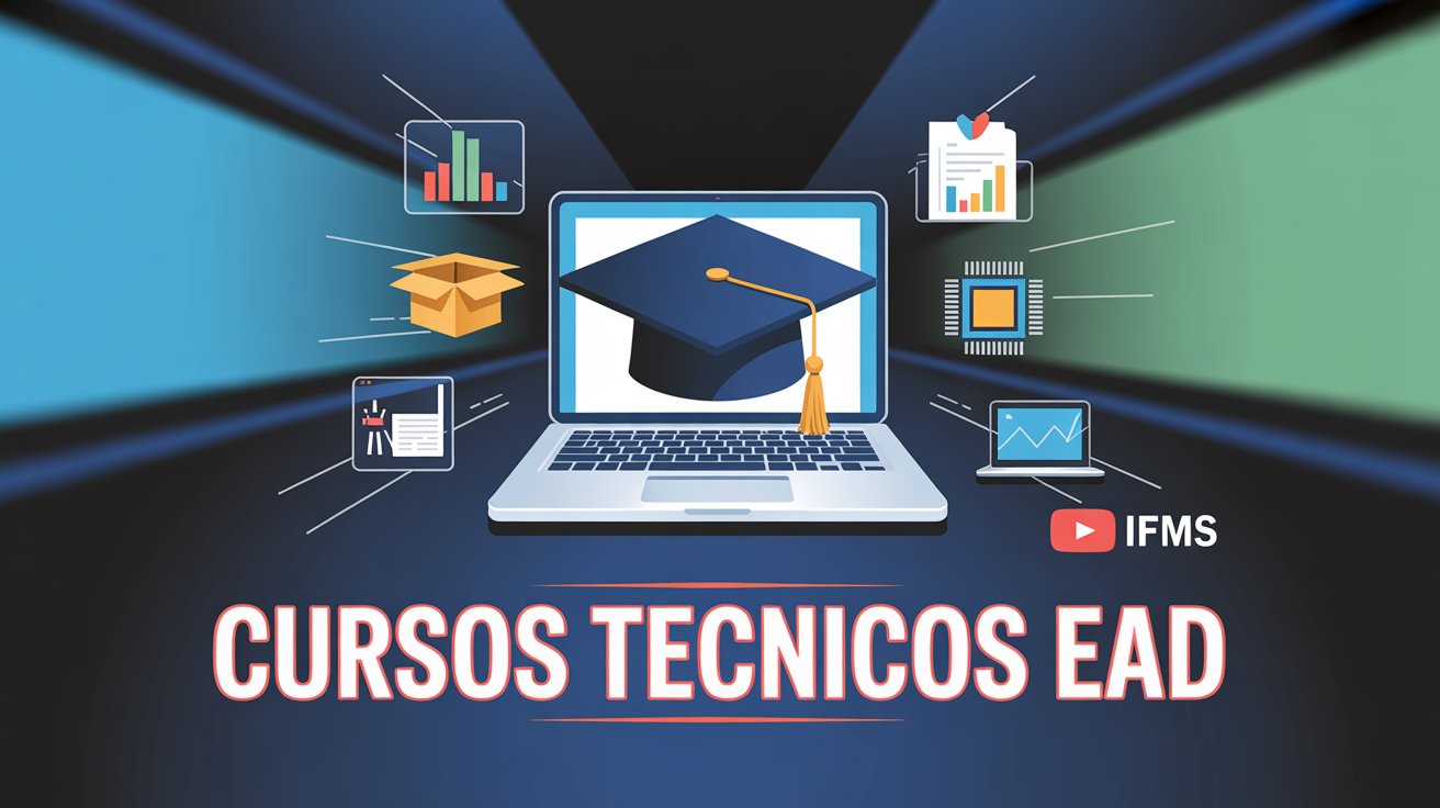 Garanta sua vaga nos cursos técnicos gratuitos EAD do IFMS para 2026! Inscrições abertas para Administração e Logística EaD. Sem prova!