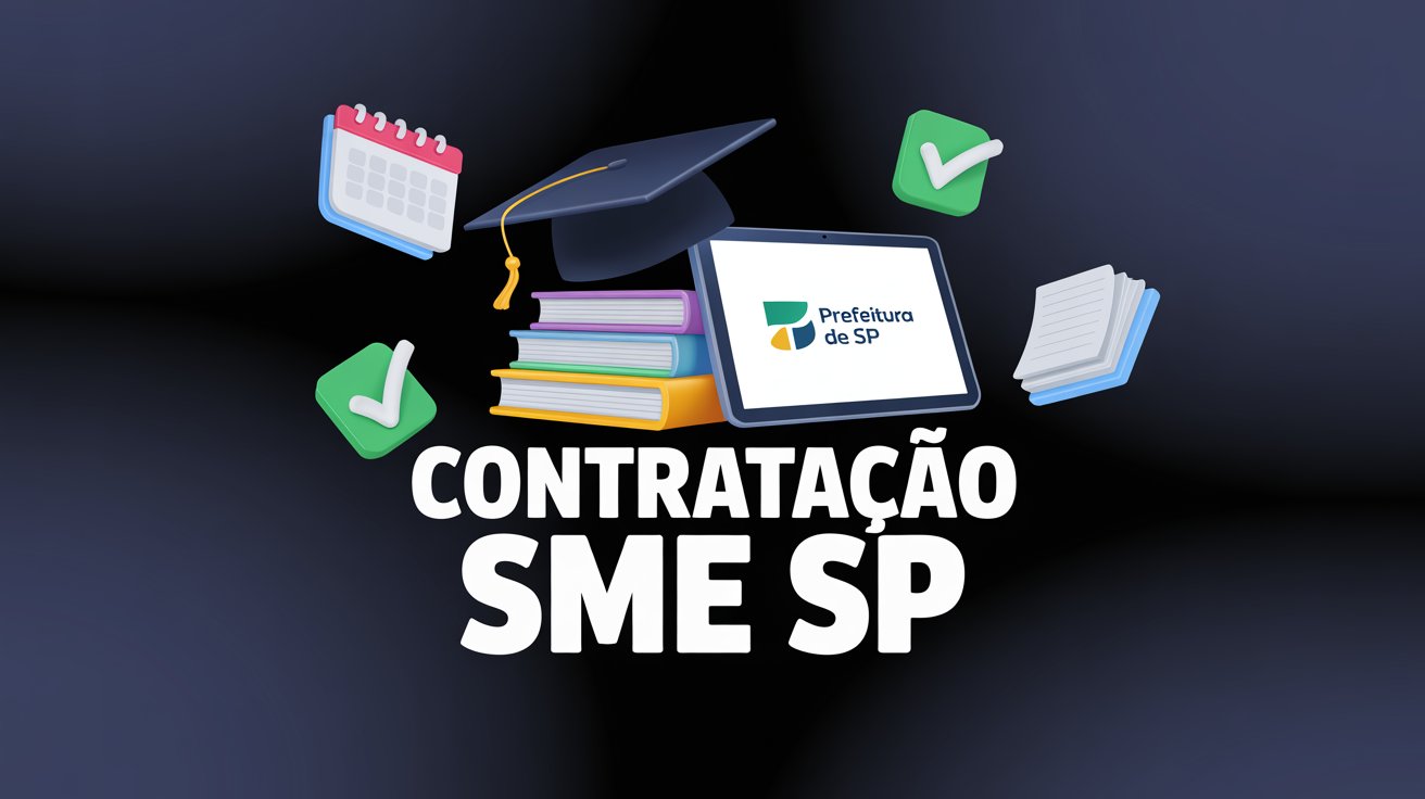Edital SME SP 5442025 contratação de professores com salário de R$ 4,8 mil. Veja requisitos, prazos e link oficial de inscrição.