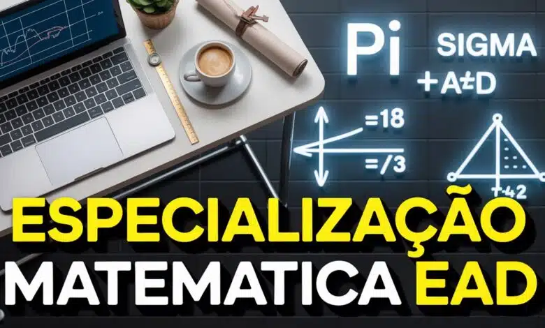 Essa Especialização em Matemática EAD da FURG é gratuita e está com inscrições abertas. Garanta sua vaga na pós-graduação federal agora mesmo!