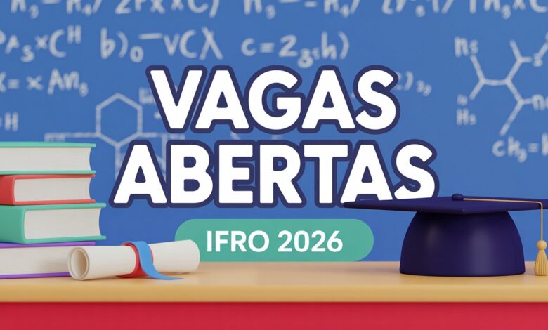 IFRO abre inscrições para Graduação Gratuita 2026! Cursos presenciais e EaD sem vestibular, apenas análise de notas. Inscreva-se online agora!