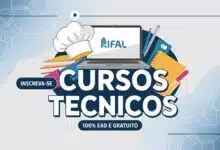IFAL abre 100 vagas em cursos técnicos EAD gratuitos para profissionais da educação. Inscrições começam dia 3012. Garanta sua vaga agora!