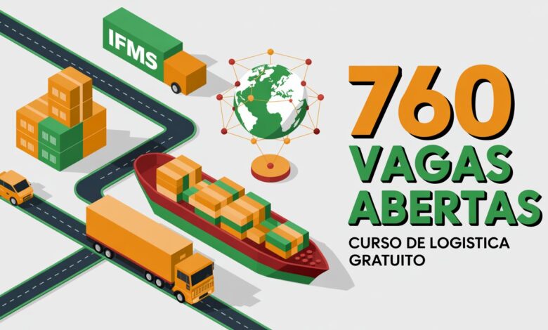 IFMS abre 760 vagas para Técnico em Logística gratuito! Curso semipresencial em Campo Grande, Dourados e mais. Inscrições até 1412.